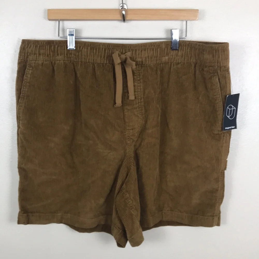 Original Use‎ Mens XL Corduroy Cargo Shorts. NEW